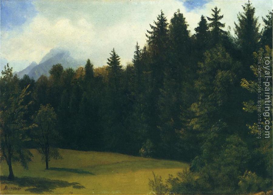 Albert Bierstadt : Mountain Resort Albert Bierstadt : Mountain Resort